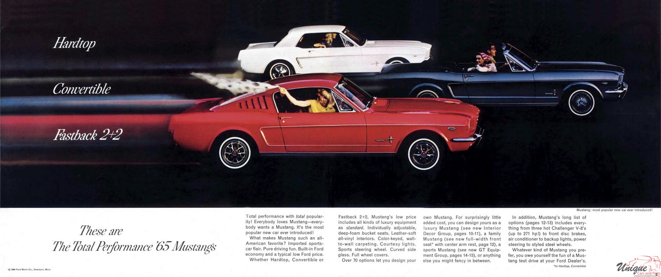 1965 Ford Mustang Brochure Page 2